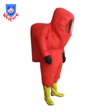 Firemen emergency rescue fully sealed anti-chemical fire suit